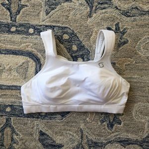 NWOT White Moving Comfort Sports Bra